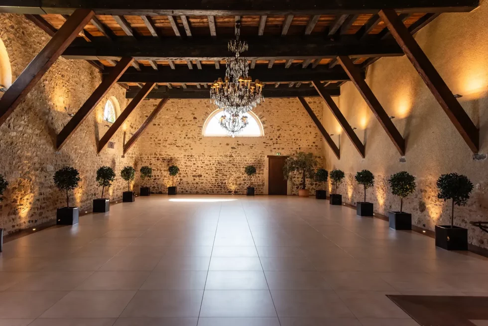 Les espaces de réception du Domaine Morgon La Javernière