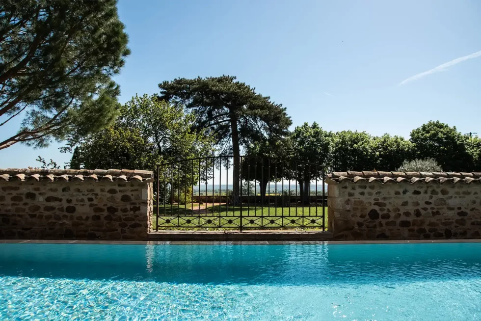 Piscine & jardins du Domaine Morgon La Javernière